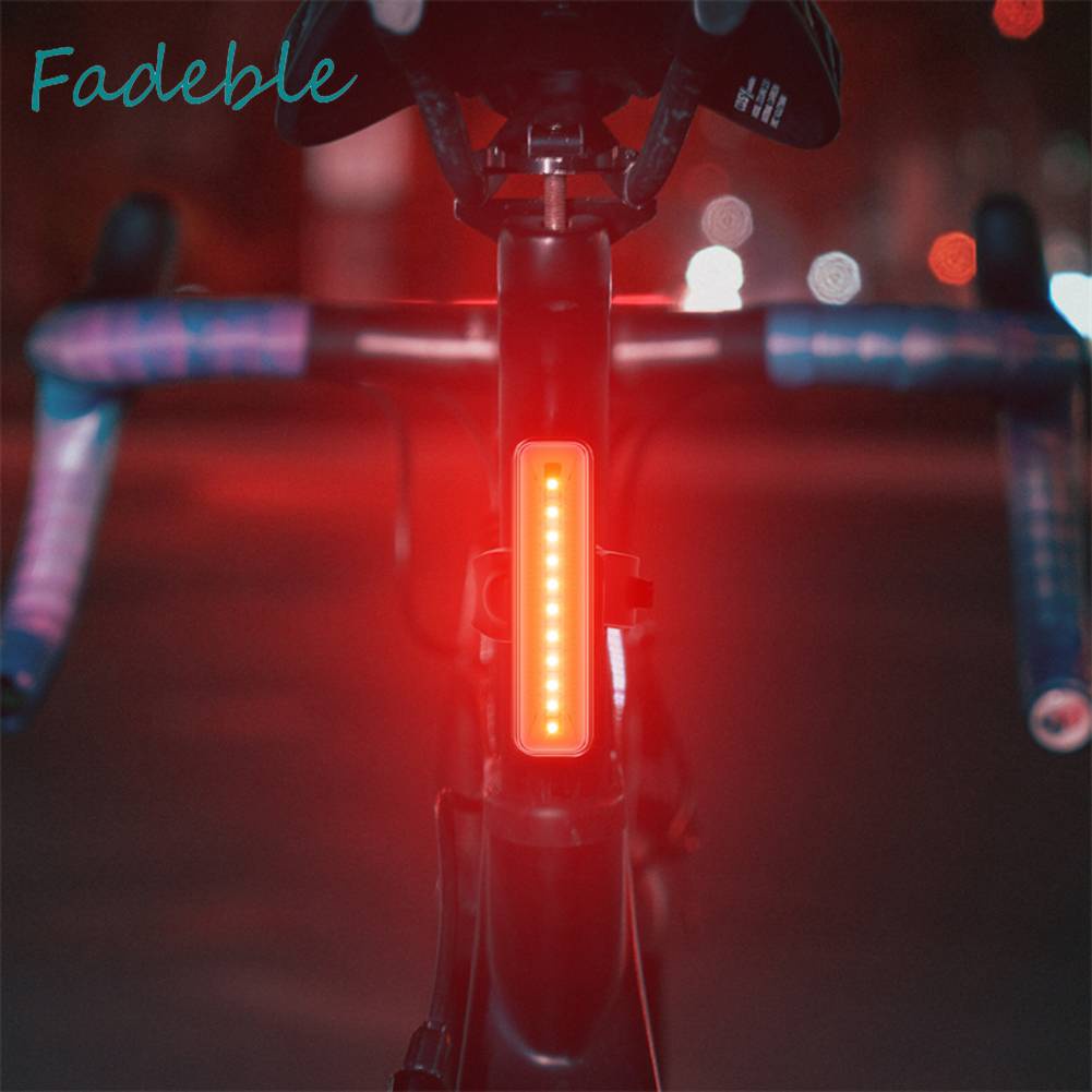 Đèn Hậu Chống Thấm Nước 30LM 400mAh Type-C USB Có Thể Sạc Lại Dành Cho Xe Đạp