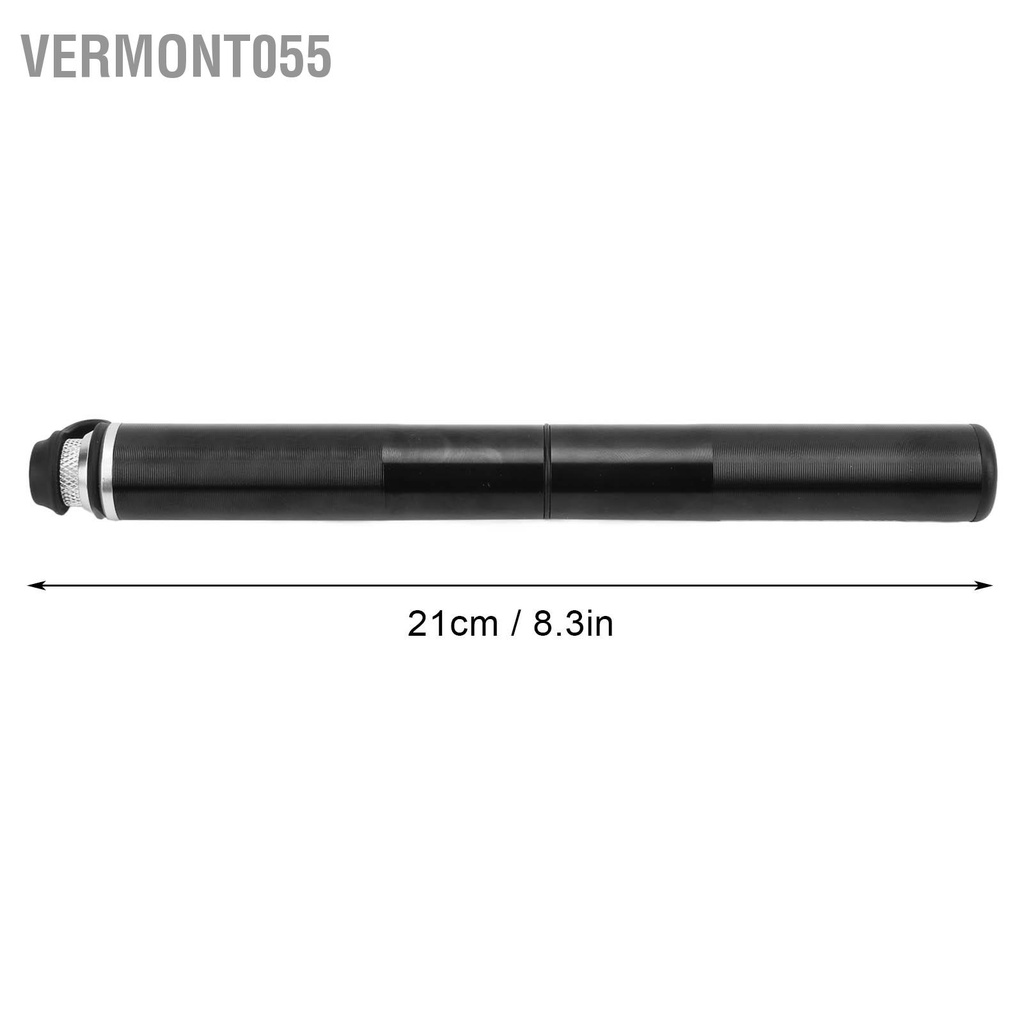 Vermont055 Máy bơm lốp xe đạp mini ENLEE với ống thu khí áp kế cho giá trị Presta của van Mỹ