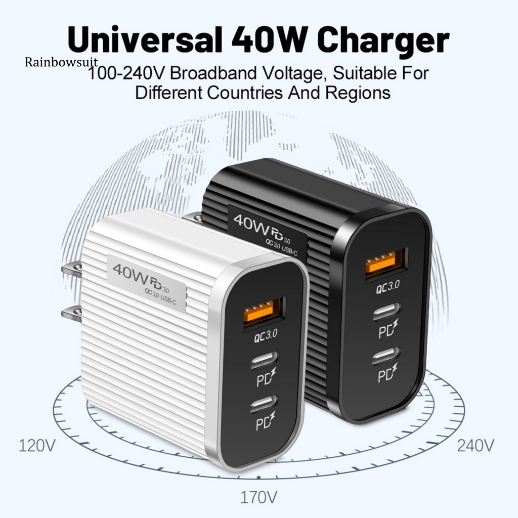 Đầu Sạc USB Type-C Bằng ABS Cho Điện Thoại Laptop