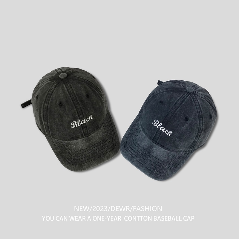 Mũ Lưỡi Trai Thêu Chữ Đơn Giản Thời Trang Hàn Quốc