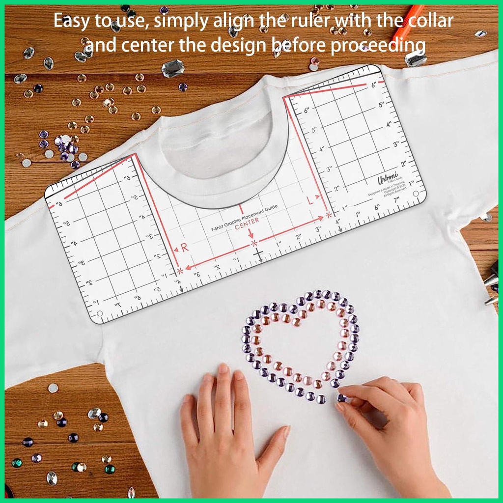 Thước Đo Áo Phông Bằng Acrylic Tiện Dụng Cho Gia Đình