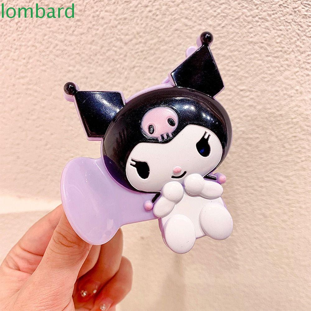 LOMBARD Kẹp Tóc Kiểu Móng Vuốt Lớn Bằng Acrylic In Họa Tiết Kuromi Melody / Cinnamoroll Ngọt Ngào