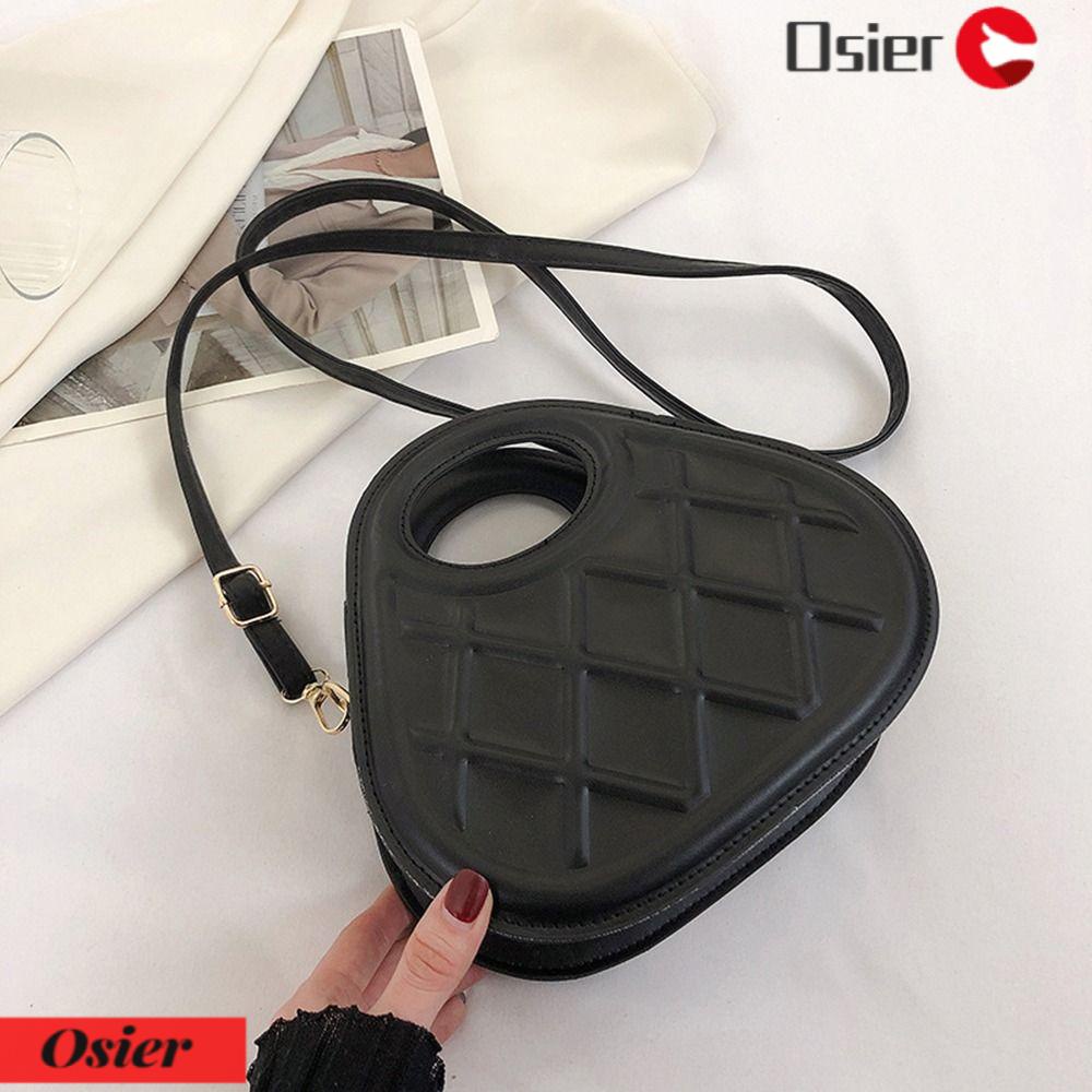 OSIER1 Túi Đeo Chéo Da PU Gọn Nhẹ Sức Chứa Lớn Thời Trang Cho Nữ