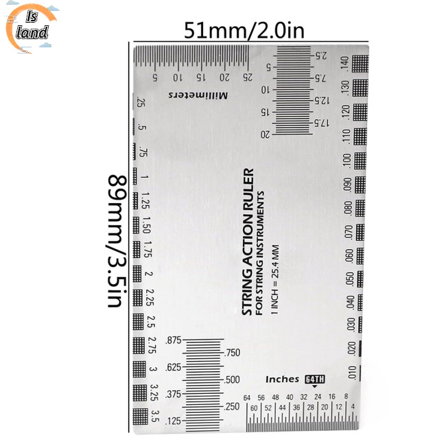 Thước Đo Dây Đàn Baroque Độ Chính Xác Cao Chuyên Dụng Cho Guitar Điện / Guitar Bass