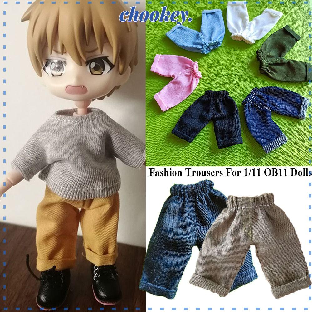 CHOOKEY Bộ Quần Áo Denim Cho Búp Bê OB11 / Obitsu11Dolls 1 / 12Bjd 1 / 11