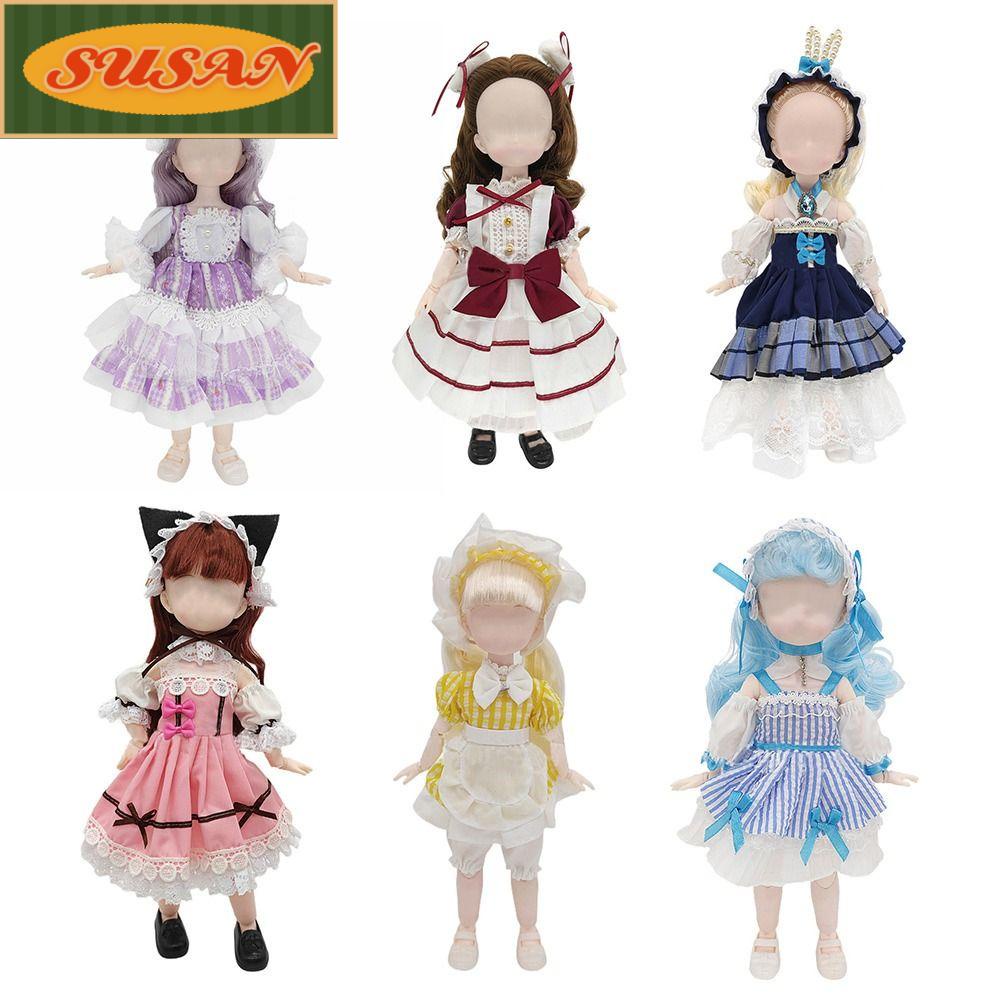 SUSANS Bộ Trang Phục Tai Thỏ Thay Thế Dành Cho Búp Bê