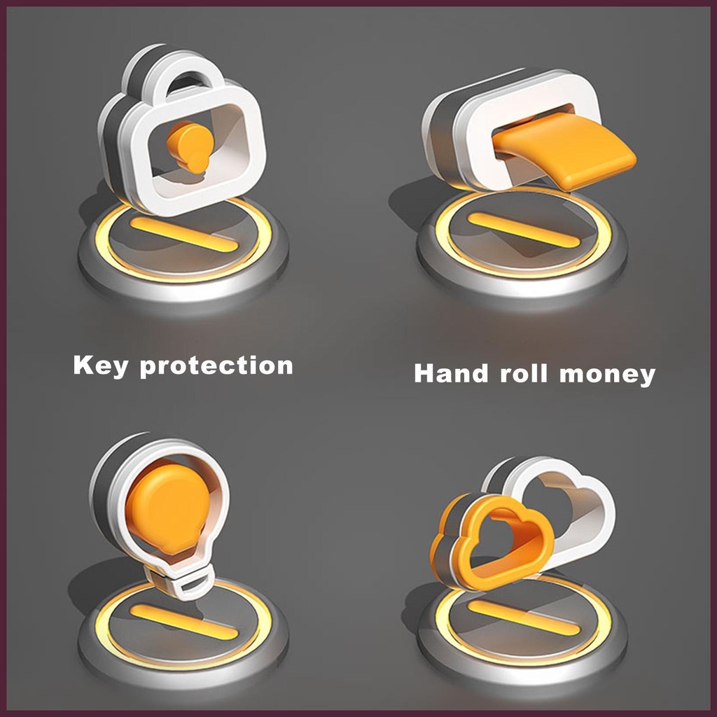 Hộp Đựng Tiền Xu Có Khóa Mật Khẩu Hình Người Không Gian Dễ Thương