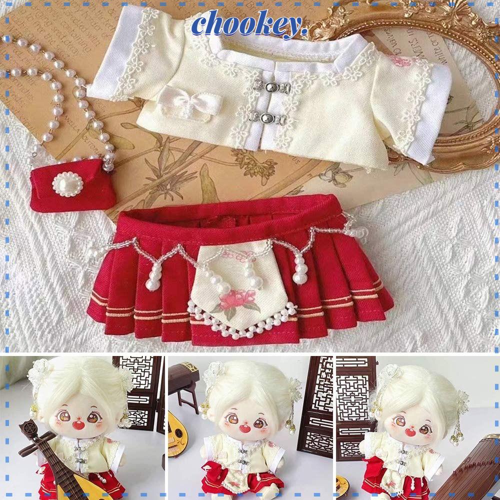 CHOOKEY Bộ Quần Áo Dành Cho Búp Bê 20cm Chất Lượng Cao
