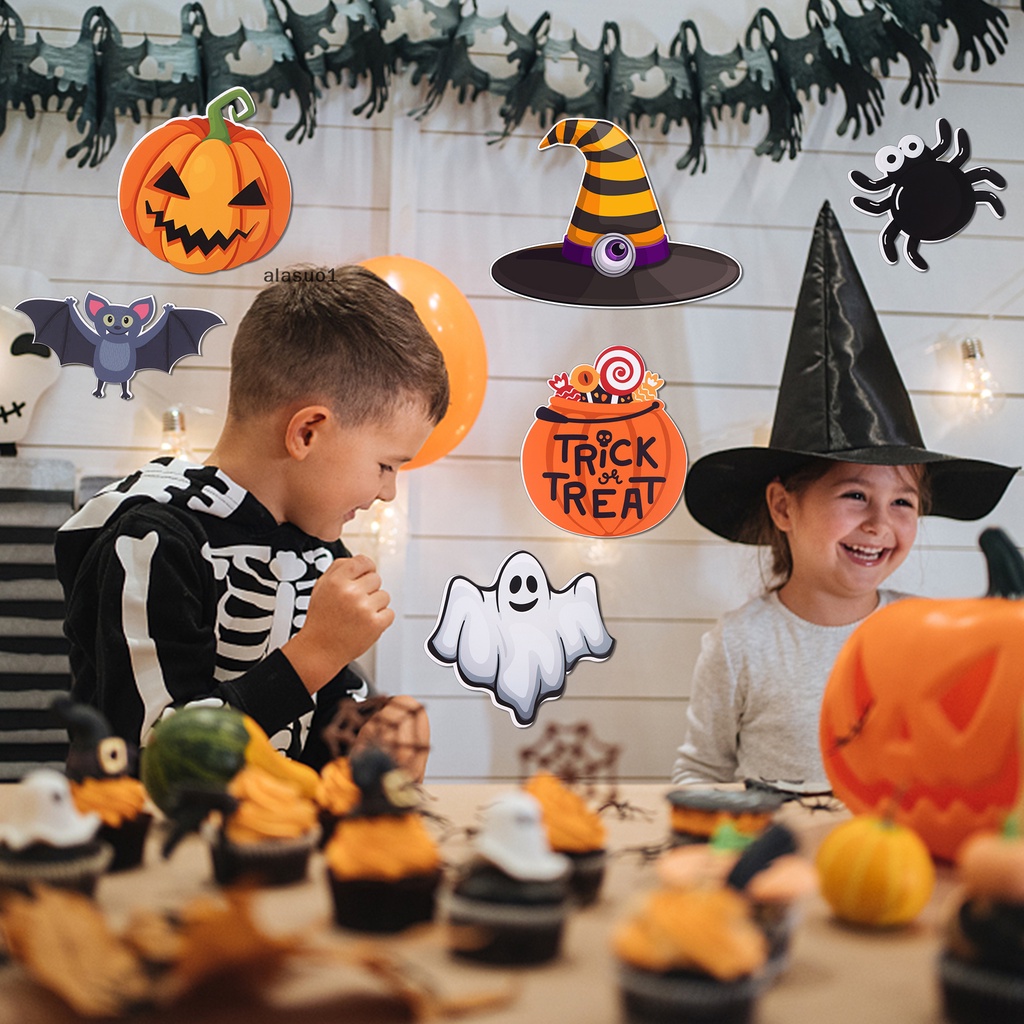 Set 60 Miếng Dán Trang Trí Halloween Độc Đáo