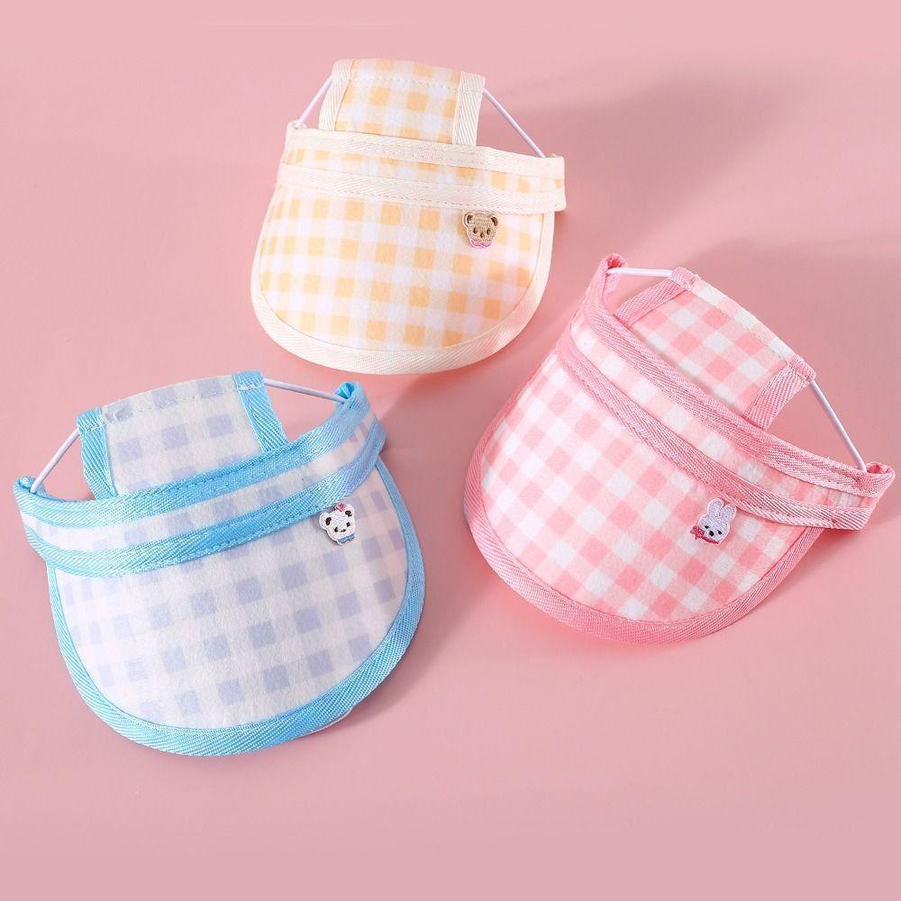 YIYU Mũ Bóng Chày Mùa Hè Có Lỗ Tai Chống Mài Mòn Có Thể Điều Chỉnh Cho Thú Cưng