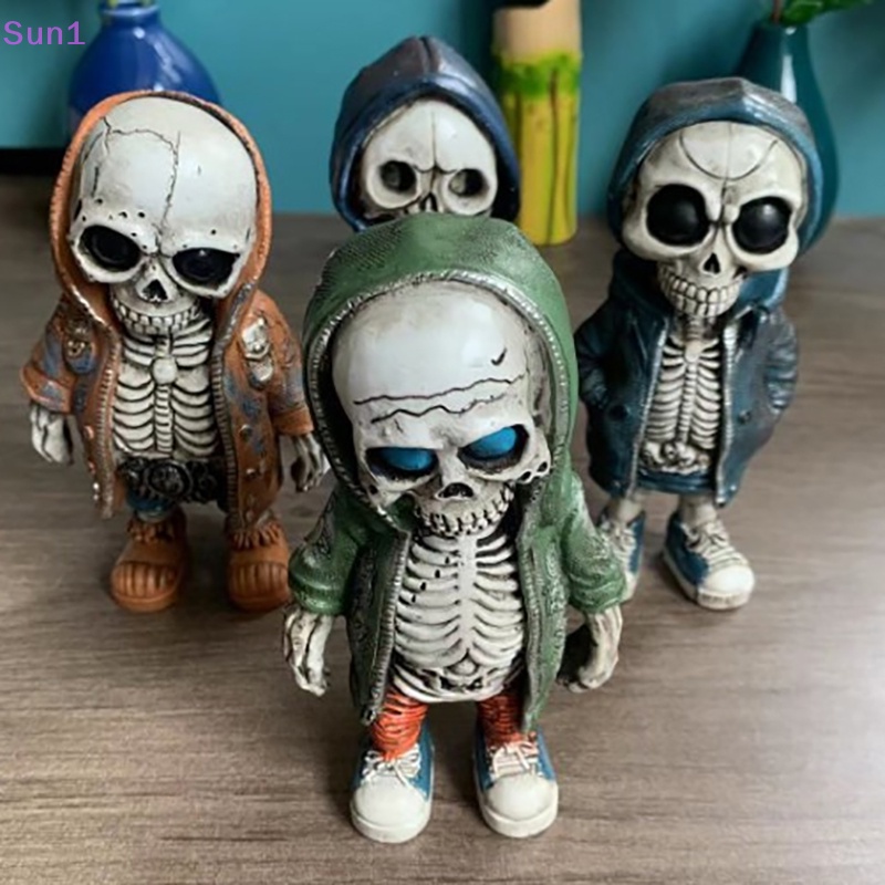 Sun1 > Đồ trang trí Bộ Xương Cá Tính Trang Trí Halloween Bằng Nhựa Resin