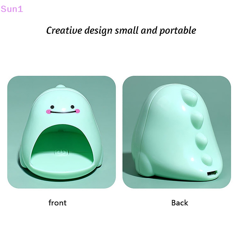 Máy Sấy Khô Móng Tay 4 Đèn Led Uv Sun1 &gt; 5w Kèm Dây Cáp Usb