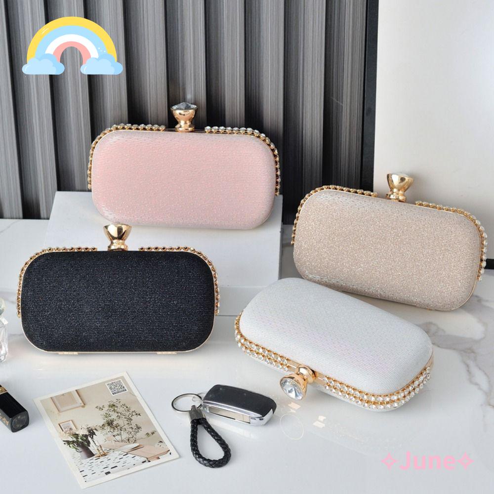 JUNE Ví CầM Tay ĐíNh Đá Sang TrọNg Cho Nữ