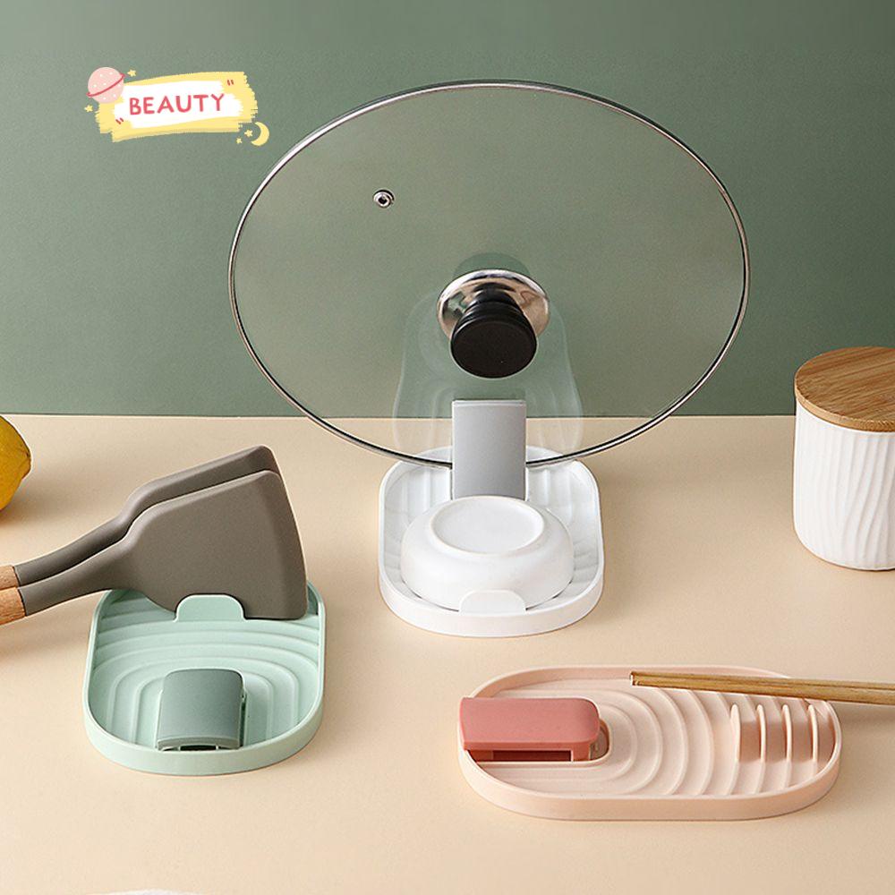 BEAUTY Giá Đỡ Nắp Nồi Bằng Nhựa Tiện Dụng