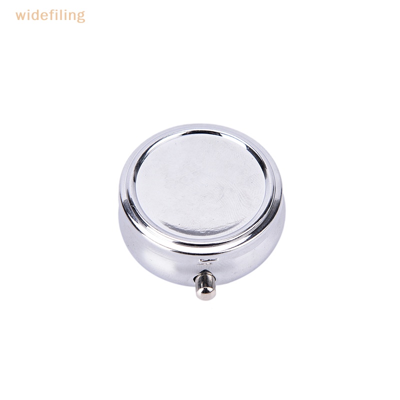 Hộp Đựng Thuốc / Trang Sức Bằng Kim Loại Tiện Dụng Khi Đi Du Lịch