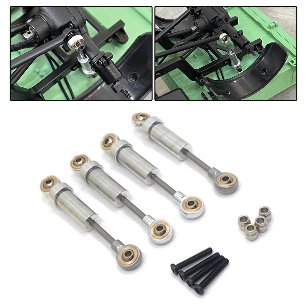 4 Phuộc Giảm Xóc Bằng Kim Loại Cho Xe Tải Điều Khiển Từ Xa 1 / 18
