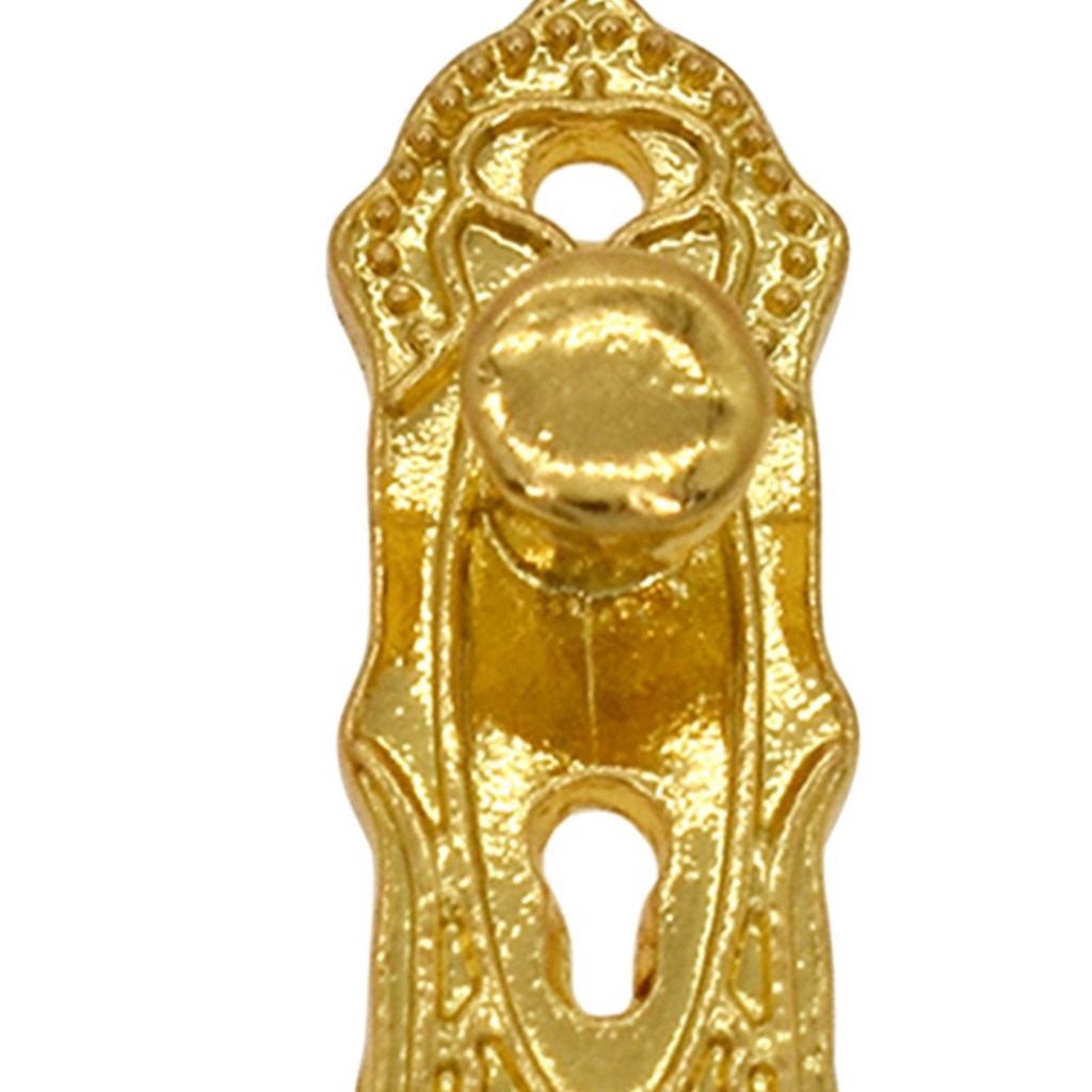 Bộ Ổ Khóa Cửa Mini Tỉ Lệ 1 / 12 Dùng Để Trang Trí Nhà Búp Bê