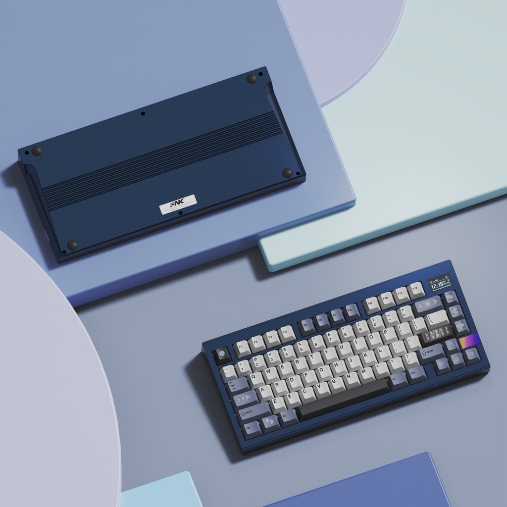 Bàn phím cơ KIT Finalkey V81 Plus khung nhôm CNC màn hình TFT 3 mode kết nối