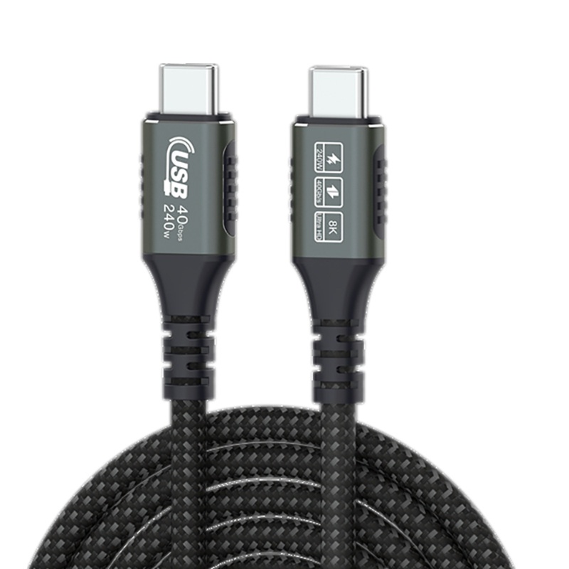 Dây Cáp Nguồn 240w usb4 0 type-c 40gb 8k60hz Cho Điện Thoại laptop