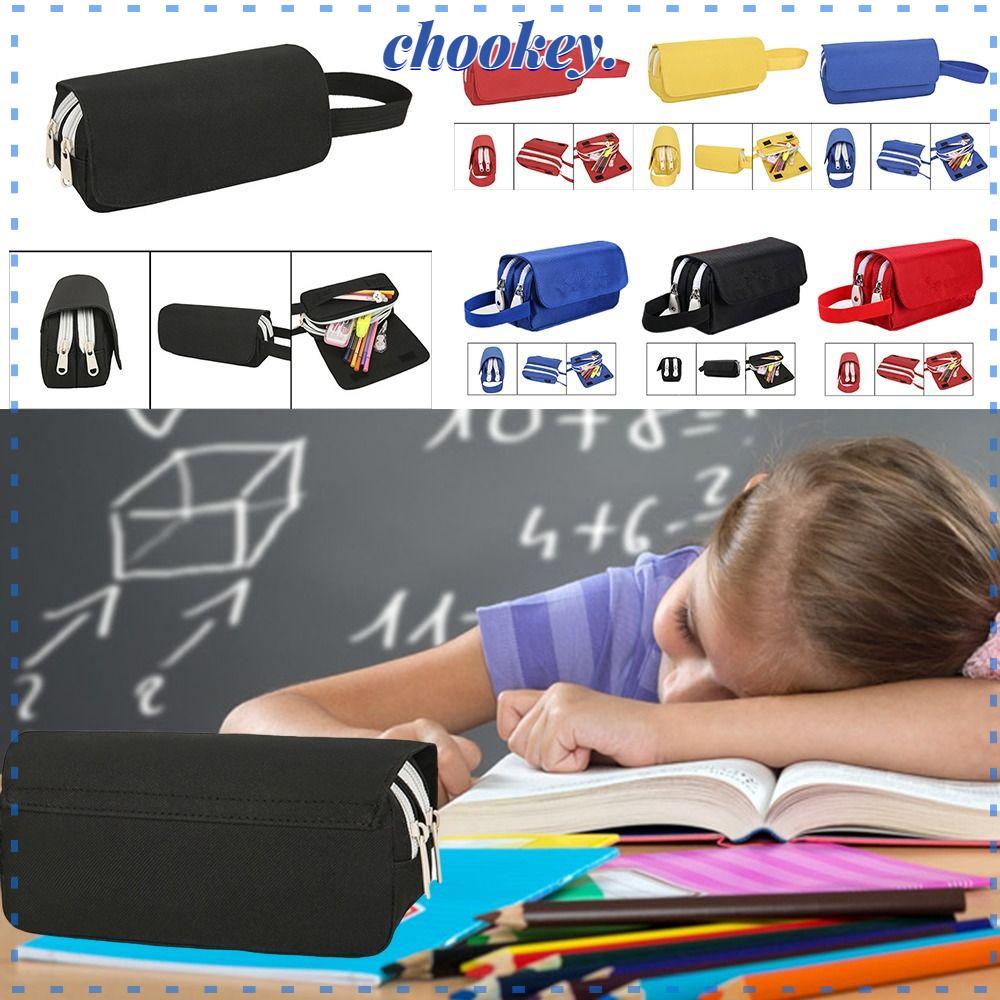 CHOOKEY Túi Đựng Bút Cỡ Lớn Đa Năng Tiện Dụng Ốp