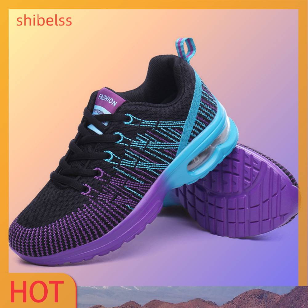 Giày Chạy Bộ Buộc Dây Thoáng Khí Thời Trang Thường Ngày Cho Nữ