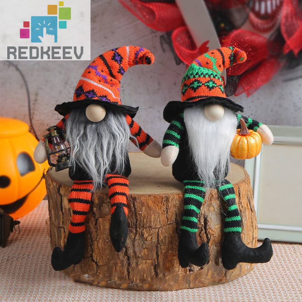 Đệm Cotton Họa Tiết Hoạt Hình Phù Thủy Gnome Dễ Thương Dùng Trang Trí Giáng Sinh