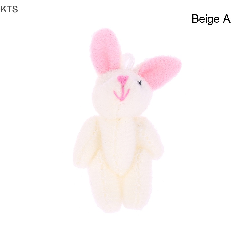 Thỏ Nhồi Bông 4.5CM Treo Móc Khóa Trang Trí Dễ Thương