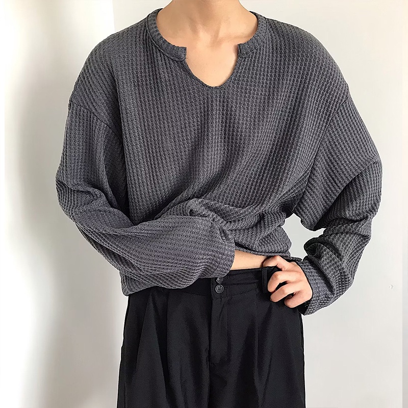 Áo Thun Tay Dài Dáng Rộng Thời Trang Cho Cả Nam Và Nữ