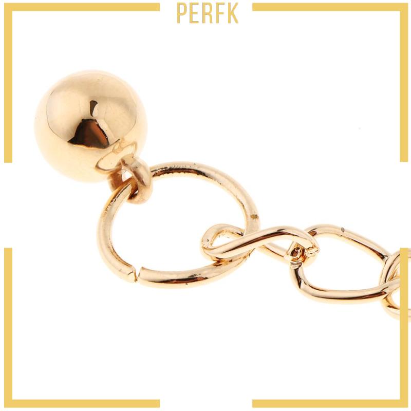 Thắt Lưng Dây Xích Kim Loại Vàng Thời Trang Cho Nữ