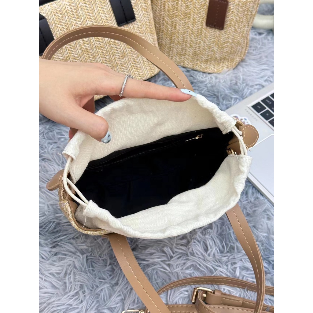 Túi Rơm Đeo Chéo Mùa Hè Phong Cách Hàn Quốc Mới 2023 Cho Nữ