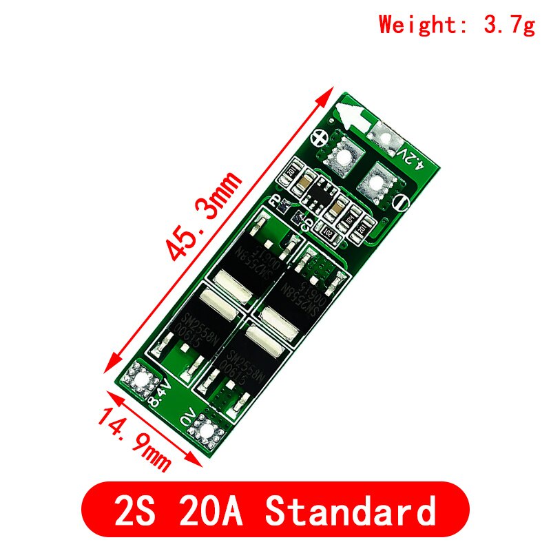 Bảng Mạch Bảo Vệ Pin Lithium 2S 20A 7.4V 8.4V 18650