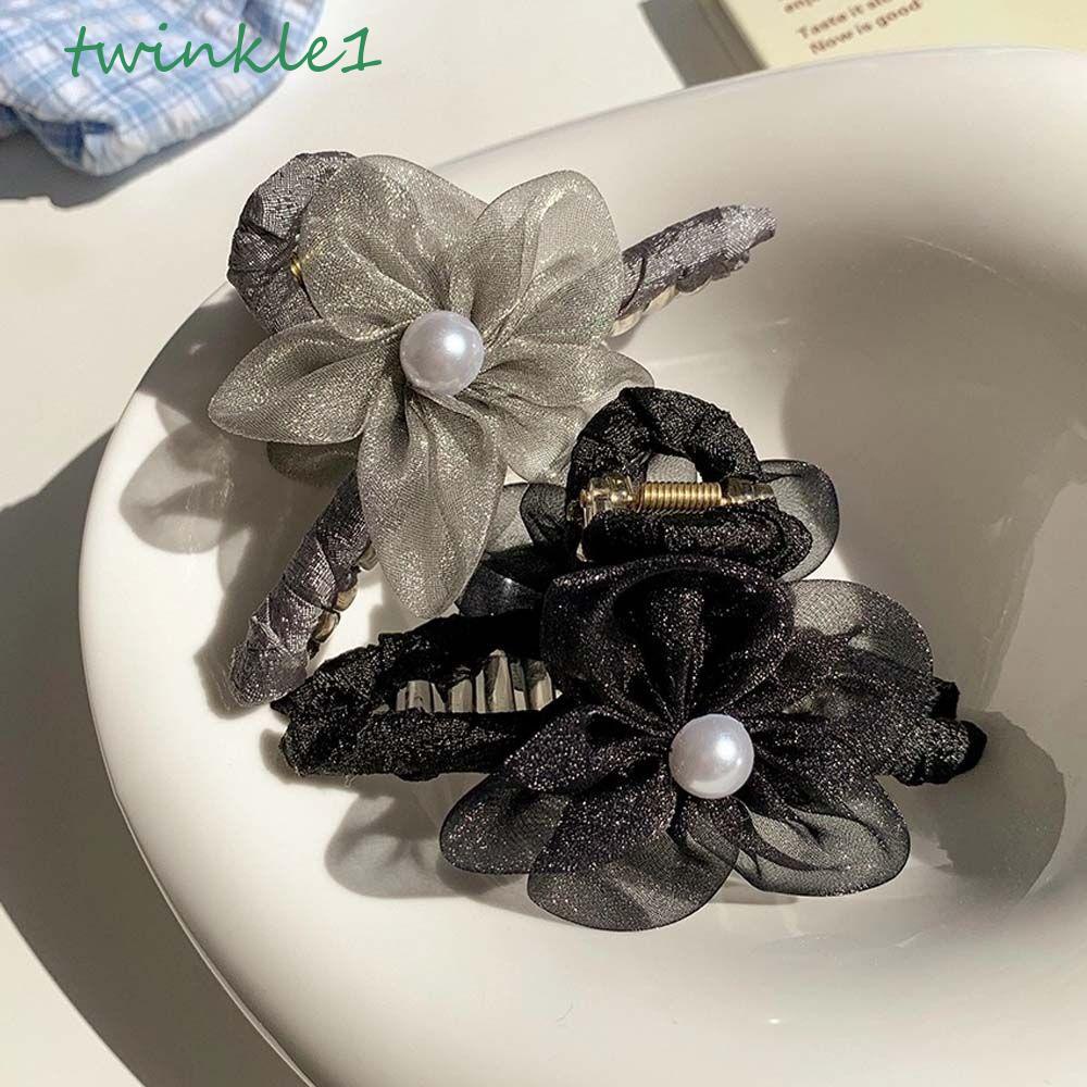 TWINKLE Kẹp Tóc Càng Cua Bằng Vải Cỡ Lớn Ngọt Ngào Mới Cho Nữ