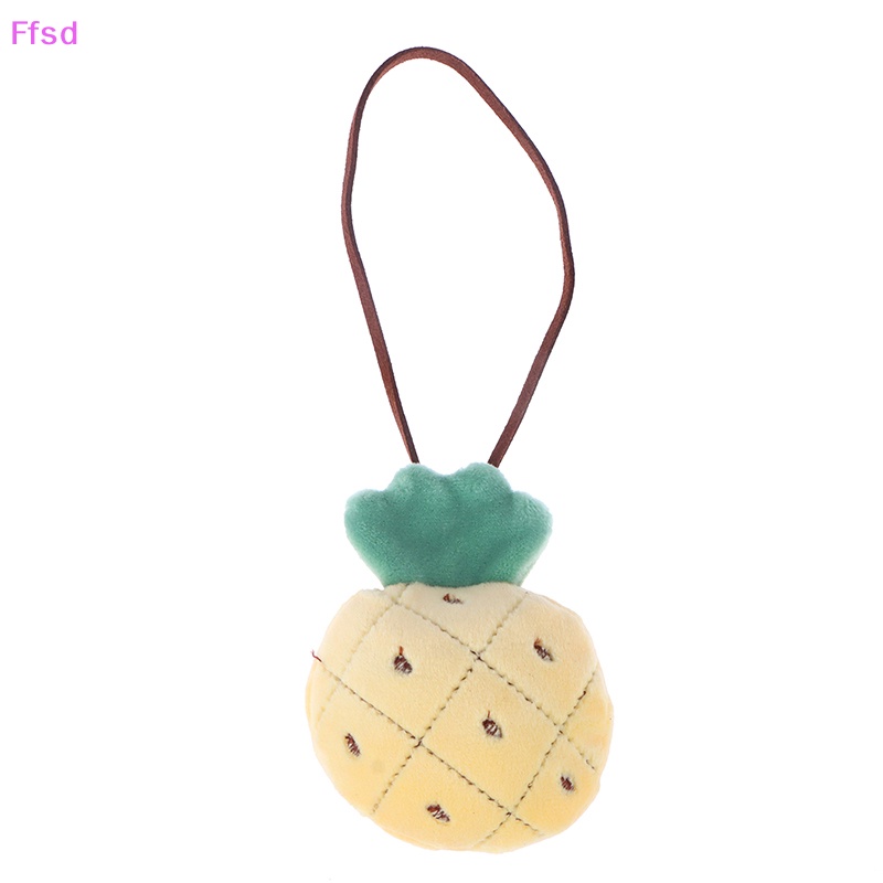 {Ffsd} Móc Khóa Búp Bê Cá Sấu / Hổ / Dâu Tây / Dứa Thêu Tinh Tế Thêu Tên Trẻ Em * Hàng Bán Chạy