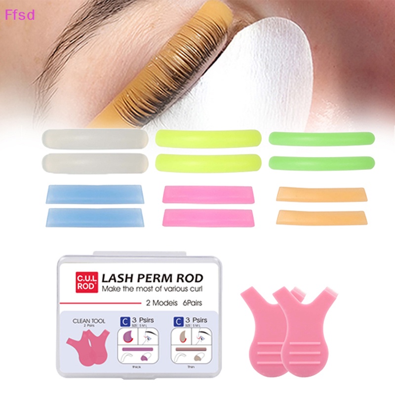 {Ffsd} Miếng Silicone Hỗ Trợ Nâng Lông Mi Giả * Hàng Bán Chạy