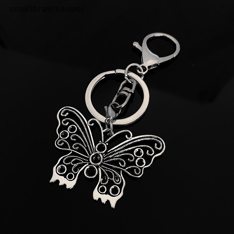 Móc Khóa Kim Loại Y2k Mặt Hình Bướm Vintage Trang Trí Điện Thoại / Túi Xách SBS