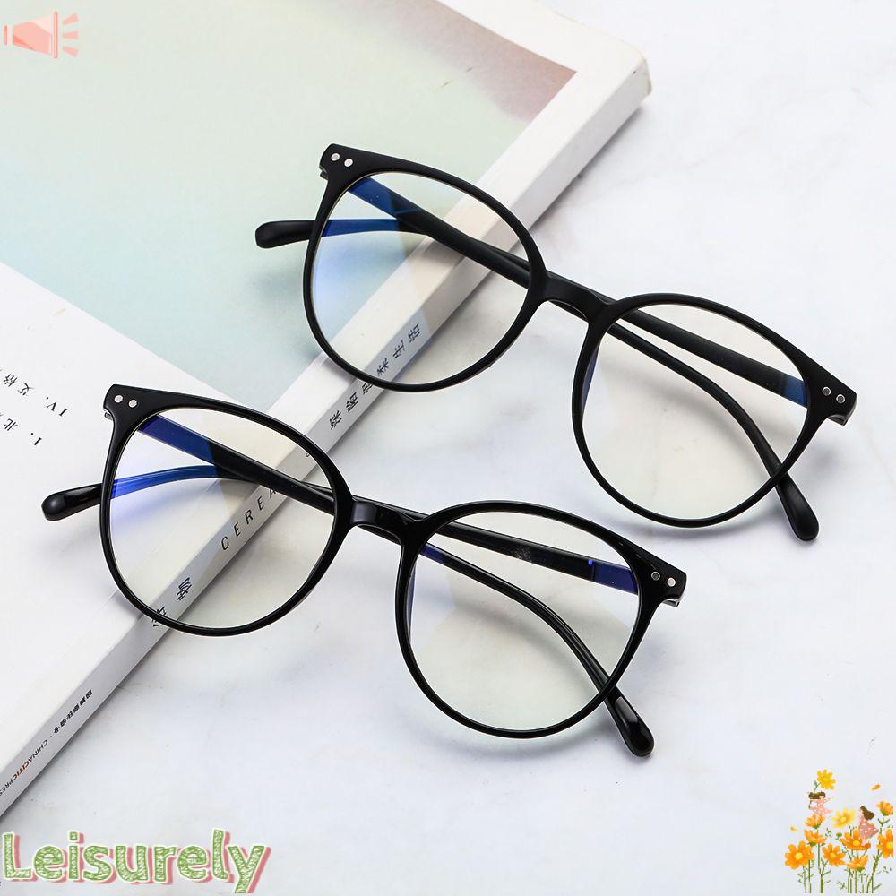 LEILY Mắt Kính Gọng Trong Suốt Gọn Nhẹ Chống Ánh Sáng Xanh Thời Trang
