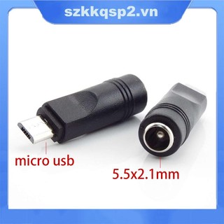 Đầu Chuyển Đổi 5.5x2.1mm dc Sang Mic usb Cho laptop notebook pc vnk2
