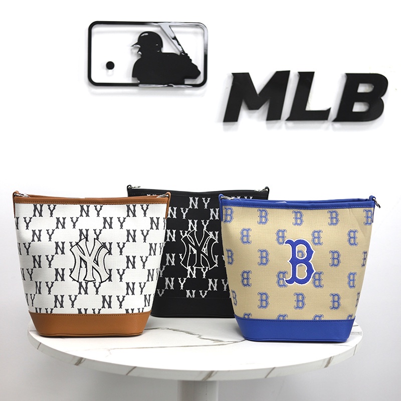 Túi Đeo Vai Vải Canvas Thêu Nhãn Lớn Yankees Presbyopic Thời Trang Đường Phố Mới