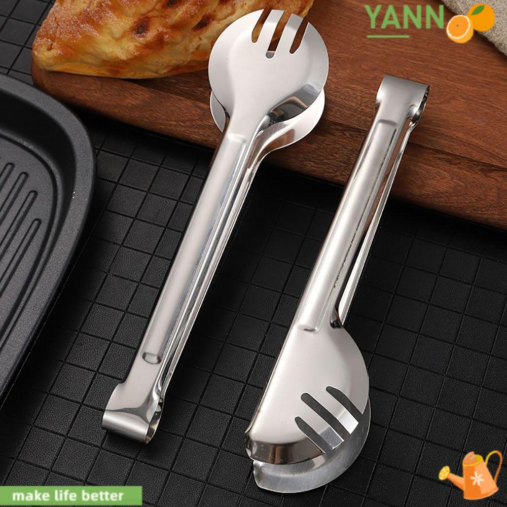 YANN1 Kẹp Gắp Thức Ăn Chịu Nhiệt Độ Cao Bền Bỉ Thiết Kế Rỗng Đa Năng Dành Cho Nướng BBQ