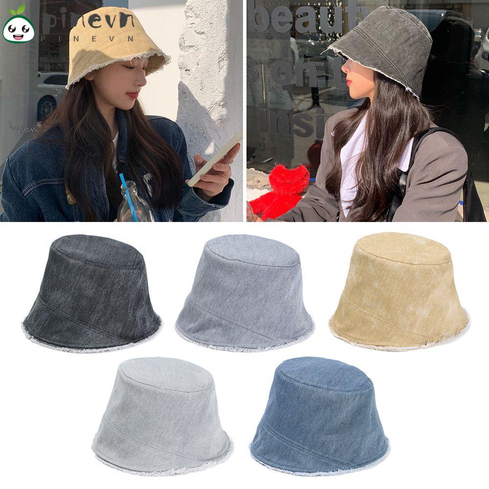 PINEVN Mũ Tai Bèo Chống Tia UV Phong Cách Cao Bồi Thời Trang Xuân Hè Cá