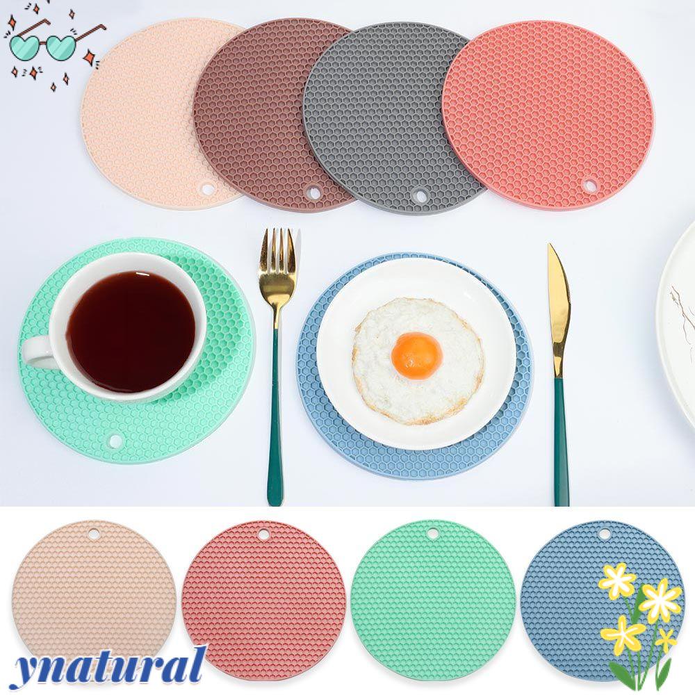 YNATURAL Tấm Lót Nồi Bằng Silicone Chống Bỏng Tiện Dụng