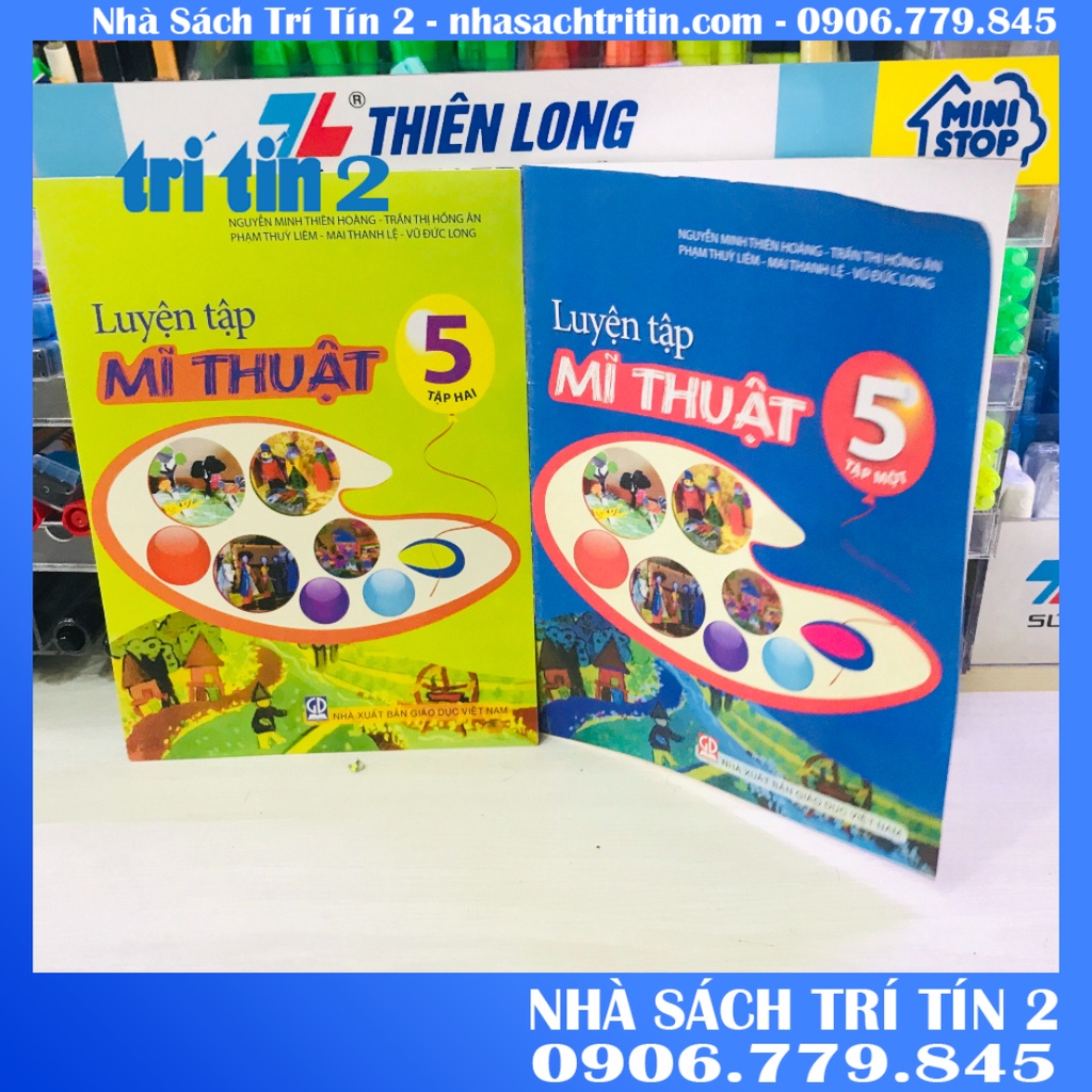COMBO BÌA BAO LUYỆN TẬP MỸ THUẬT LỚP 5 T1+T2
