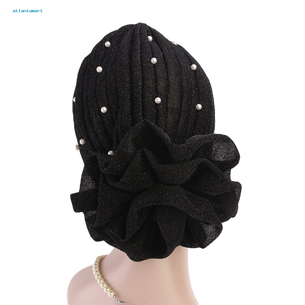 Túi Đựng Đồ Dùng Cao Cấp Tiện Dụng| Mũ Trùm Đầu Đính Hoa Và Ngọc Trai Giả Thời Trang Cho Nữ