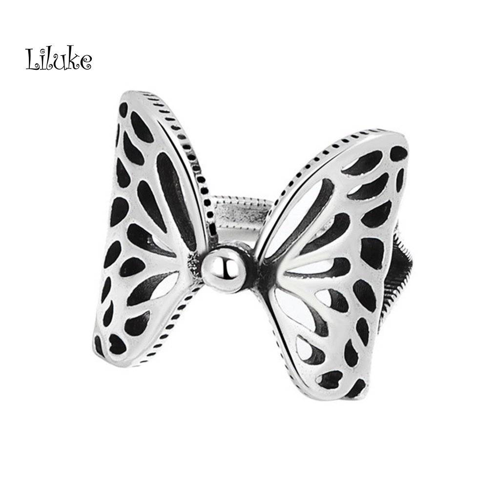 Nhẫn Đồng Hở Họa Tiết Bươm Bướm Thời Trang Cá Tính Cho Nữ