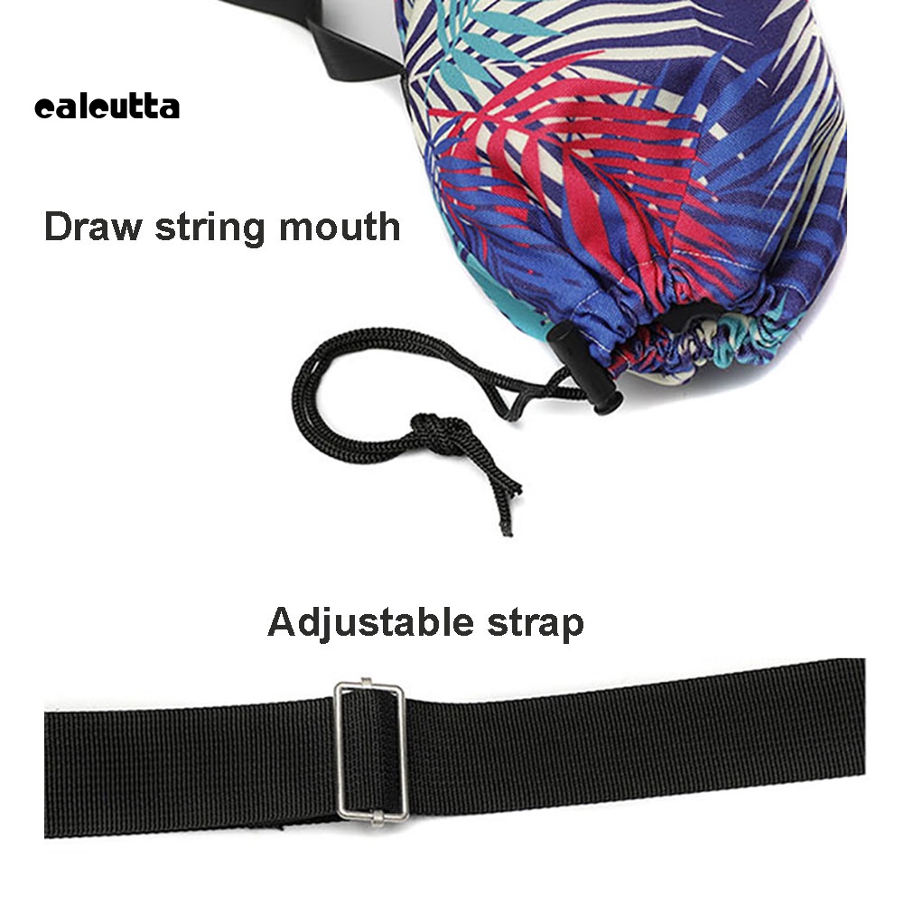 Túi Canvas Dây Rút In Họa Tiết Dùng Đựng Thảm Tập Yoga