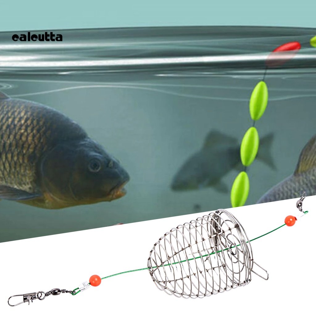 Lồng Đựng Mồi Câu Cá Bằng Thép Không Gỉ Chống Mòn Có Thể Tái Sử Dụng