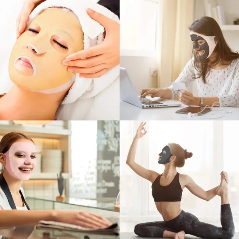 Mặt Nạ Silicone 3D Dưỡng Ẩm Chống Bay Hơi Có Thể Tái Sử Dụng