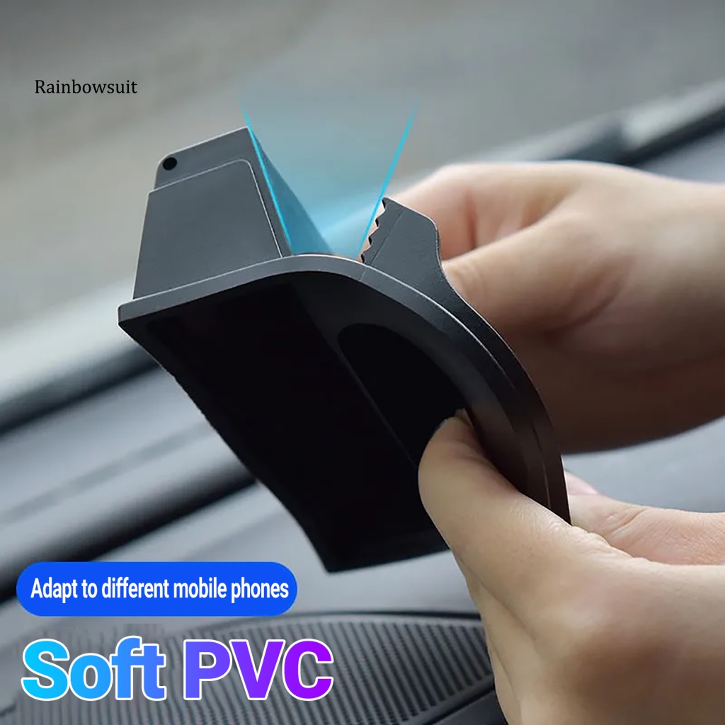 Giá Đỡ Điện Thoại / Biển Số Xe Hơi Tạm Thời Chống Trượt Đa Năng