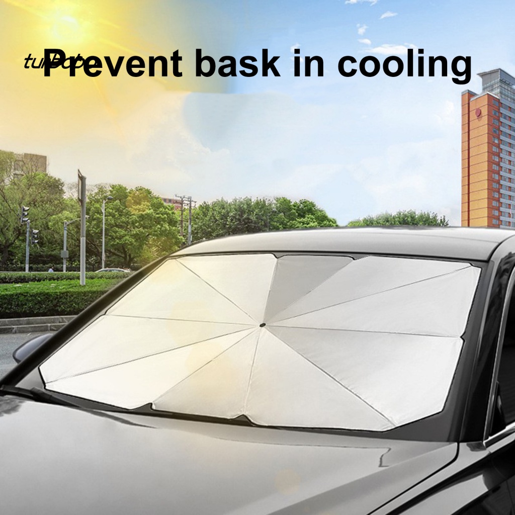 Dù Che Nắng Phản Quang Bằng Nhựa Độ Bền Cao Chống Tia UV Có Thể Gập Lại Cho Xe Hơi