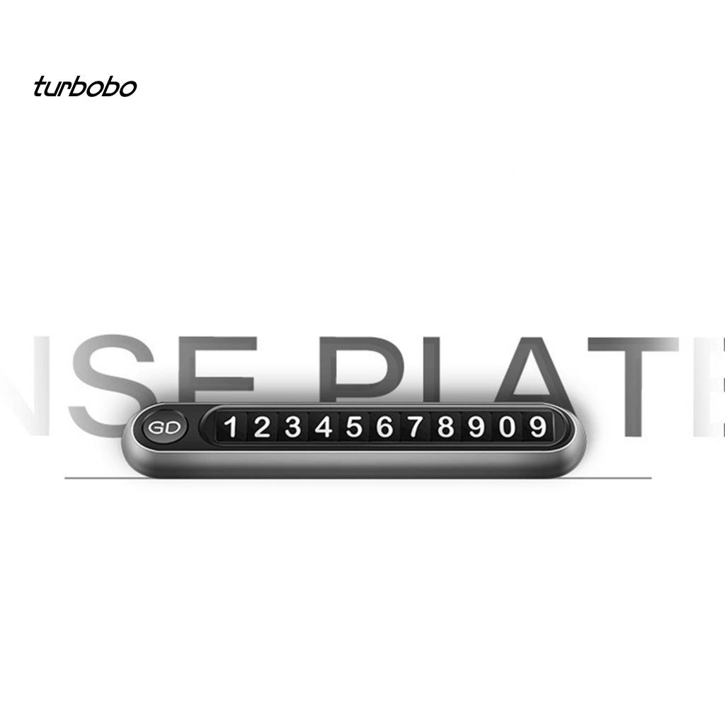 Turbobobo Biển Số Điện Thoại 3D Dạ Quang Siêu Thấm Hút Dùng Để Trang Trí Xe Hơi